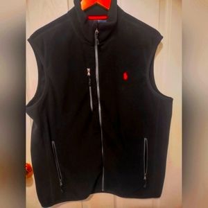Polo by Ralph Lauren Black Vest - Large